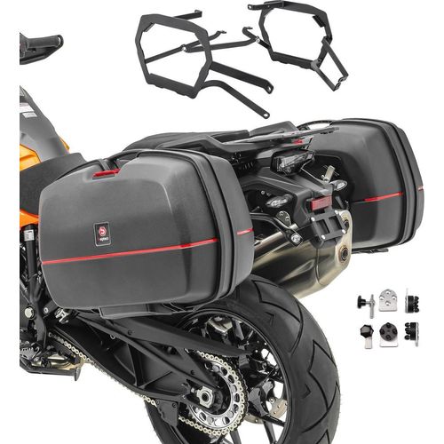 Koffer für Yamaha Tenere 700 / Rally 19-25 Seitenkoffer+Kofferträger T