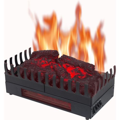 CHEMIN'ARTE - Holzfeuerstelle 45 cm mit LED-Flammeneffekt, einstellbare Heizung