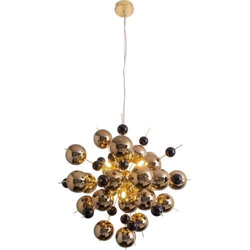 Näve Leuchten Pendelleuchte EXPLOSION mit G9 Pendelleuchte EXPLOSION mit G9 Pendelleuchten - Pendelleuchte "EXPLOSION" weiß, Hängelampe im Modern Style, aus Metall und Glas in weiß, 193 cm hoch, Ø 65 cm, G9-Fassung