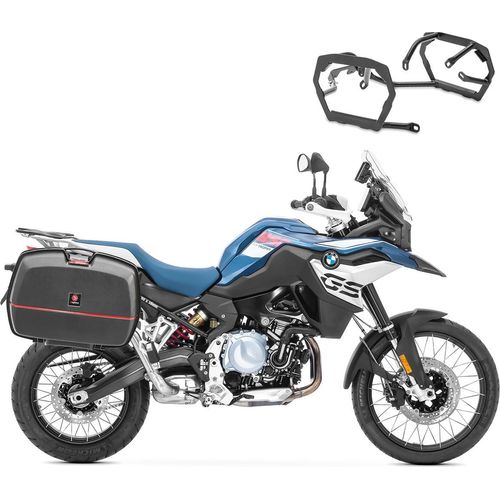Seitenkoffer + Kofferträger passend für BMW F 650 / 700 GS 08-17 Koffe