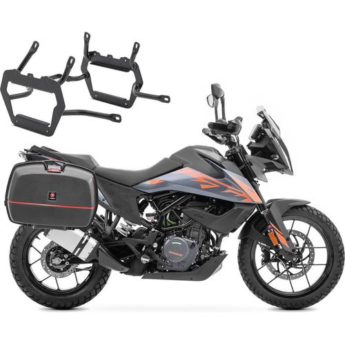 Seitenkoffer + Kofferträger passend für KTM 390 Adventure 20-24 Koffer