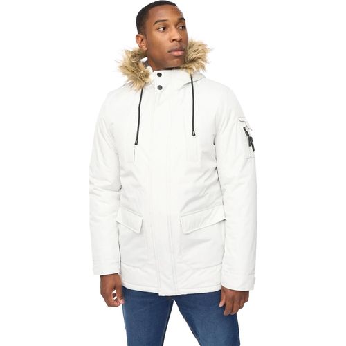 Crosshatch - "Parkmoore MVE" Parka für Herren BG2125 (M) (Grau/Rosa)