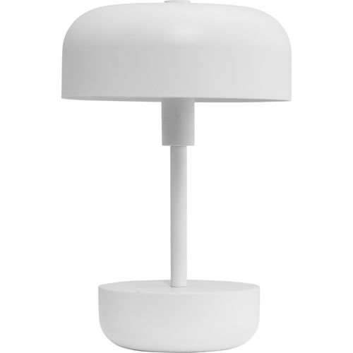 Tischlampe, Kabellos Dimmbar Tischleuchte, Led Tischleuchte Metall, Leselampe, USB Wiederaufladbare, Haipot weiß