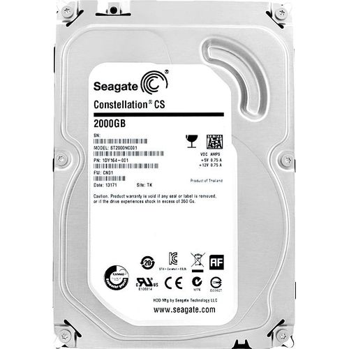 Seagate Constellation CS 2TB SATA 6Gb/s, 2 TB, 7200 RPM, 64 MB, 3.5", Serial ATA III