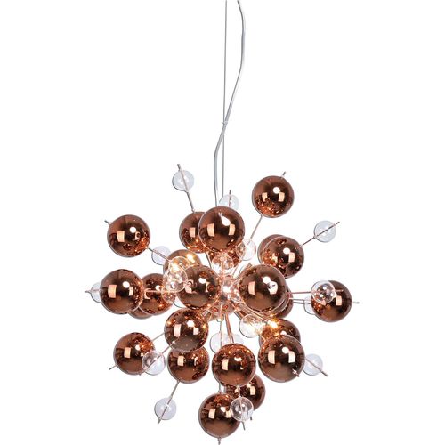 Pendelleuchte Explosion / Kupfer, G9