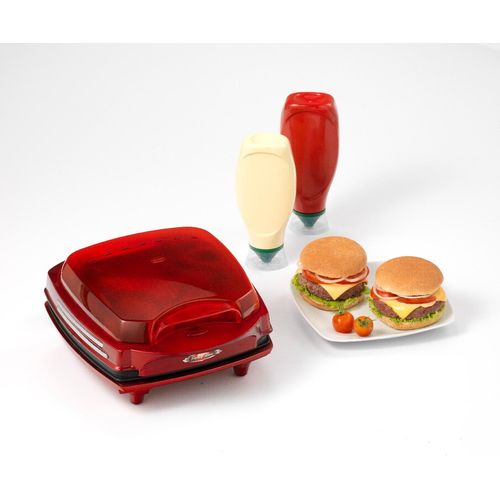 Ariete Party Time Hamburger Maker, rot