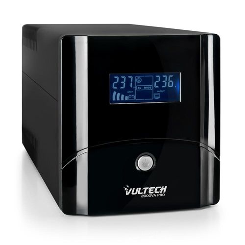 Vultech UPS2000VA-PRO Line Interactive Unterbrechungsfreie Stromversorgung 2000VA 1025W 4 Steckdosen