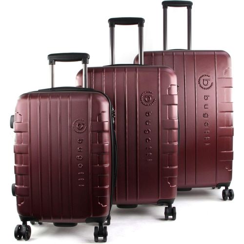 bugatti Galatea Hard-Top Case Trolley 3er Set Red rot 77cm
