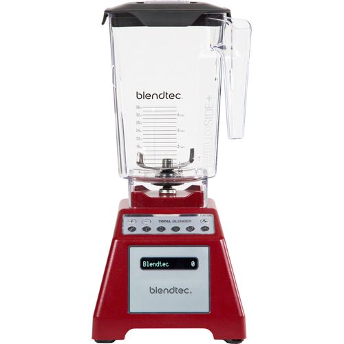 Blendtec - Total Blender Red - Der automatische und intuitive Mixer mit 10-stufiger Tastensteuerung + Pulse