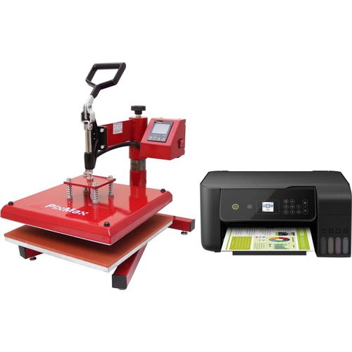 PixMax 38cm Schwing Transferpresse & Drucker