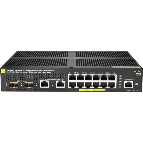 Aruba 2930F 12G PoE+ (139W PoE+ Budget)