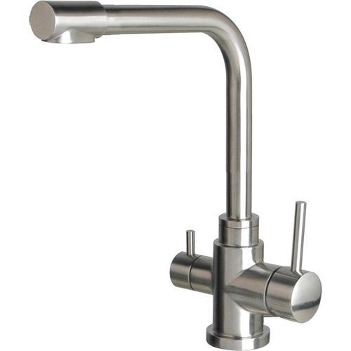 Design Edelstahl Dreiwege Wasserhahn für Vario HP Carbonit & weitere Systeme