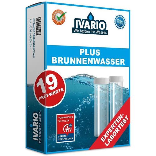 Brunnen Plus Wassertest - pH Wert, Wasserhärte, Keime, Eisen, Mangan, Blei & weitere Parameter