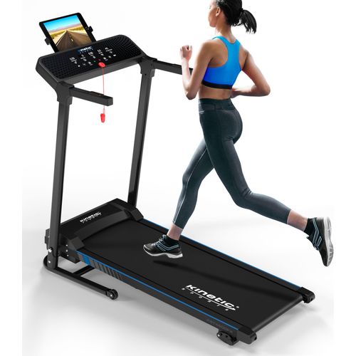 KINETIC SPORTS Elektrisches Laufband KST4600FX klappbar - 1100 Watt DC-Motor bis 12 km/h, 12+1 Programme, 40 cm breite Lauffläche, bis 120kg