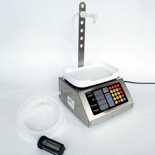 Durchfluss der Flüssigkeitsfüllmaschine 10 g 3 kg Flaschenfüllmaschine Membranpumpenfüller Wiegefüllmaschine