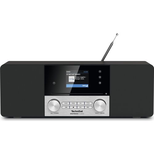 TechniSat DIGITRADIO 3 VOICE | DAB+/UKW/CD-Radio mit Sprachsteuerung