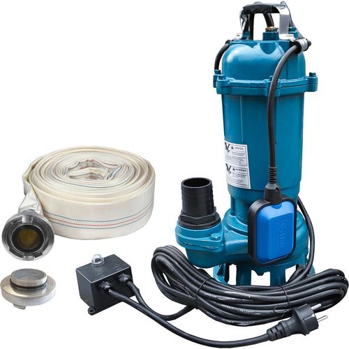 IBO Set abwasserpumpe CTR1500 für Kläranlagen & Abwassertanks mit Schwimmer 230V