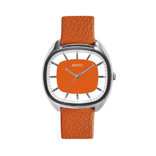 Armbanduhr »Retro-TV«, orange.