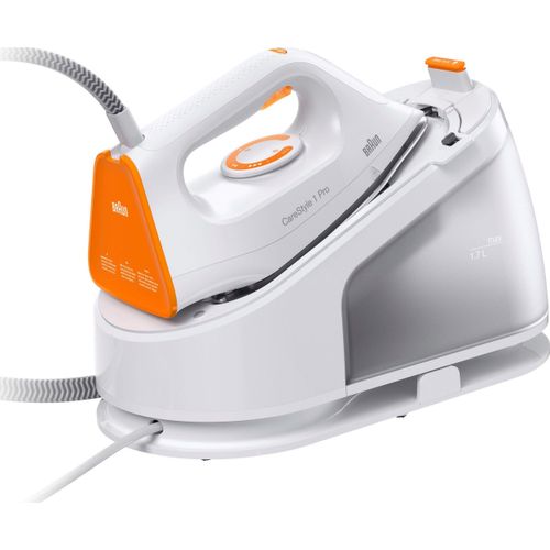 Braun Dampfbügelstation CareStyle, Dampfbügelstation, Bügelstation, Dampfbügeleisen, 1700,00 ml Wassertank, 1,7L Tank abnehmbar, Bügeleisen Dampf