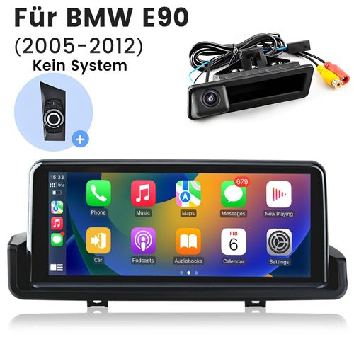 Linux CarPlay Android Auto Für BMW 3er E90 E91 E92 2005-2012 Autoradio GPS Navi WIFI SWC USB DSP Mit iDrive