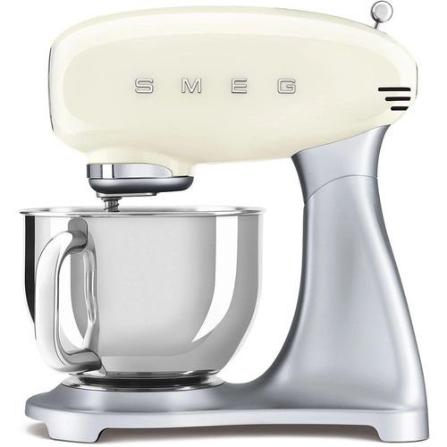 SMEG Küchenmaschine, Knetmaschine Rührmaschine mit Knethaken,800,00 W, 4,80 l Schüssel,Edelstahl Schüssel,6 Stufen Bedienfreundlich Mischen Schlagen