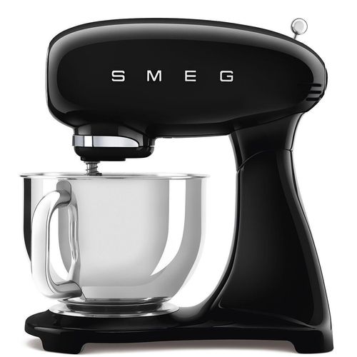SMEG Küchenmaschine,Knetmaschine Rührmaschine mit Knethaken, 800,00 W, 4,80 l Schüssel, Edelstahl Schüssel, 6 Stufen Bedienfreundlich Mischen Schlagen