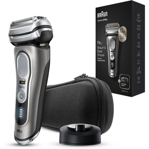 Braun Elektrorasierer Series 9 Pro Premium Rasierer Herren Scherkopf Elektrorasierer Trimmer, Aufsätze: 1, SmartClick-Präzisionstrimmer