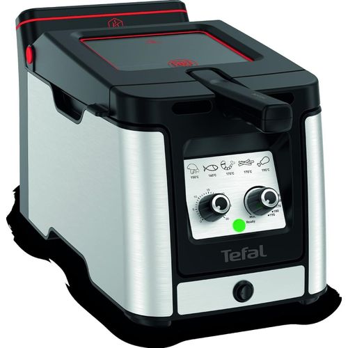 Tefal Fritteuse FR600 Fritteuse mit Öl 3L, Friteuse mit Fett und Filter, Tefal gross, 2000,00 W, Fritöse mit Öl, Fritteusen, Friteuse mit Öl