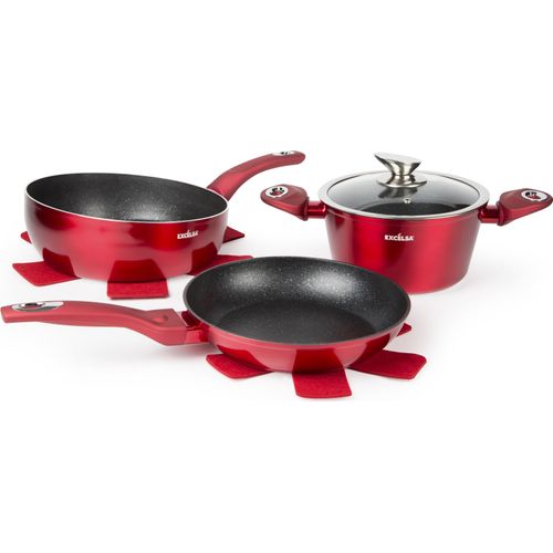 Excelsa Set Von 6 Stück Phoenix Aluminium Rot