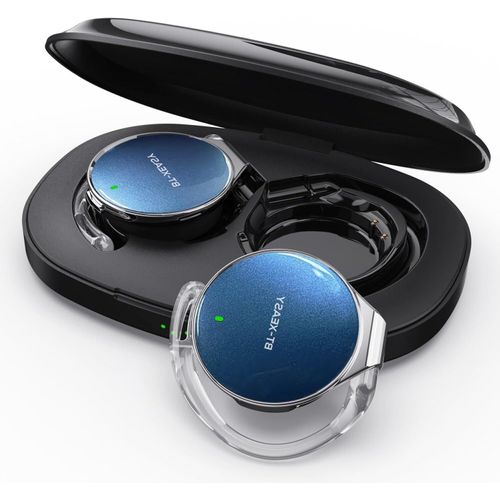 Mit Mikrofon Open Ear Kopfhörer 52hrs Bluetooth 5.4 Wireless Over Ear Kopfhörer Sport Kopfhörer Clip on Kopfhörer Verbinden Sie 2 Geräte Gleichzeiti