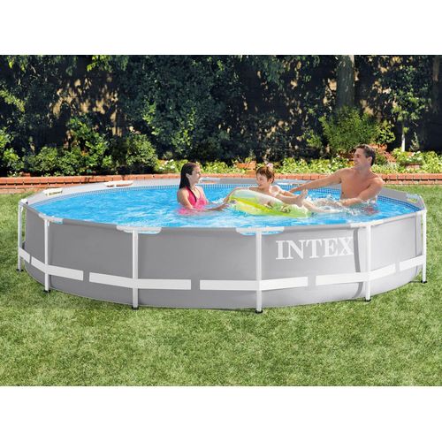 366 x 76 cm 16in1 INTEX Rahmen Gartenpool 26712 + Sprudelmaschine GRATIS