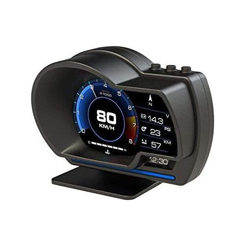 Car Head Up Display Ikikin OBD2 GPS Dual Smart Meter, LCD -Fehlercode, Lesen Sie den Datenstrom, geeignet alle Autos
