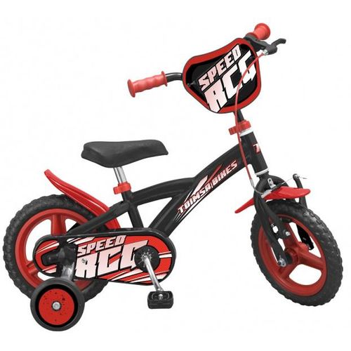 Geschwindigkeit 12 Zoll 21,5 cm Jungen Padroller schwarz / rot