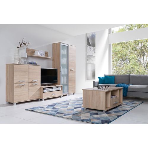 Kleiner TV-Ständer mit Schublade ANDOVER 1 - Sonoma-Eiche