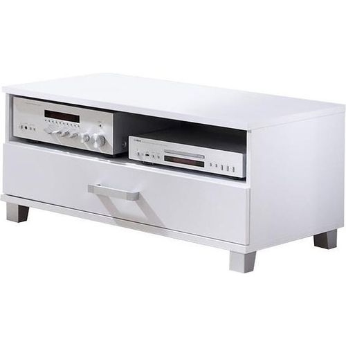 Kleiner TV-Ständer mit Schublade ANDOVER 1 - weiß