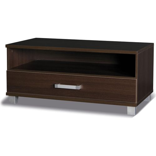 Kleiner TV-Ständer mit Schublade ANDOVER 1 - Kastanie Wenge