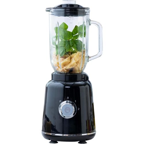 MasterChef Standmixer Glas, Zerkleinerer Küche Elektrisch/Hochleistungsmixer für smoothies, Crusher Eis, Suppe, 10 Geschwindigkeitsstufen,
