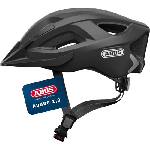 ABUS Stadthelm Aduro 2.0 - Allround-Fahrradhelm mit Licht in sportivem Design für den Stadtverkehr Damen und Herren