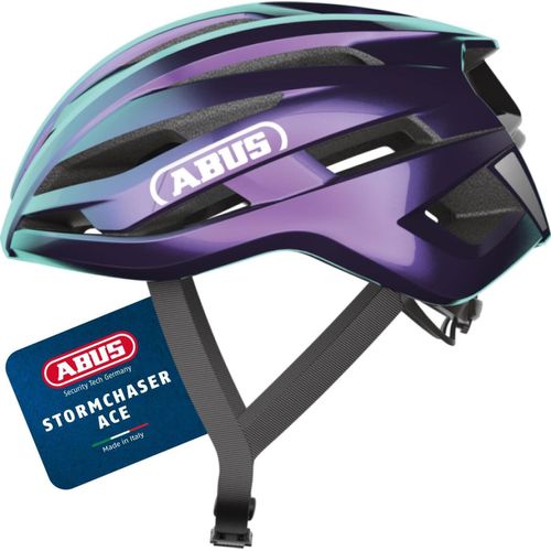 ABUS Rennradhelm StormChaser ACE - Leichter Fahrradhelm für Radrennen, Gravelbike-Touren und Cyclocross Damen Herren