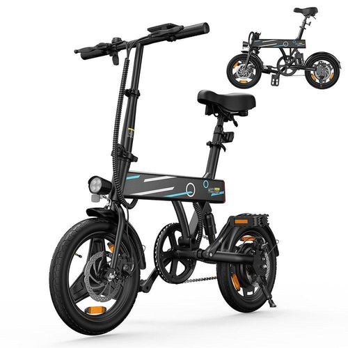 E-Bike Cityrad EB1 Faltbares E-Fahrrad 280WH Pedelec, 36V 7.8 AH 60 km Reichweite Kettenschaltung, Heckmotor, 280 Wh, Heckmotor,25 KM/H, bis 60-70km