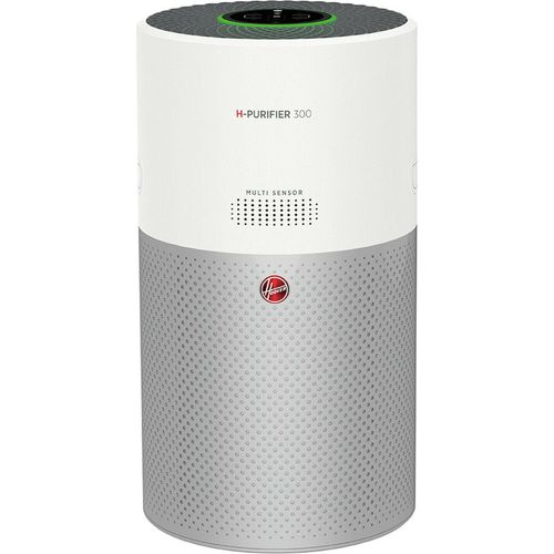 Luftreiniger Sprachsteuerung Elfenbeinweiß/ Silber LED Ring Hoover HHP30C 011