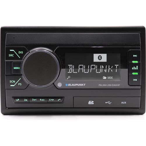 Blaupunkt Palma 200, 2 DIN Autoradio mit DAB+, Bluetooth, Freisprechfunktion, Audiostreaming und Fix Panel