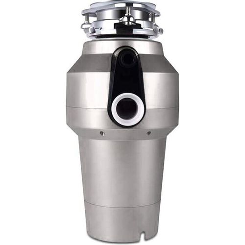 3/4 HP Müllentsorgung 6-stufiges Mahlen 560W Lebensmittelabfallentsorger mit Netzstecker für die Küche, 1,2 l 4000 U / min Super leise, Silber