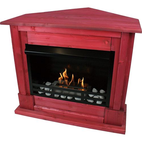 Gelkamin Ethanolkamin Kaminofen Eckkamin Apollo Deluxe - Rot