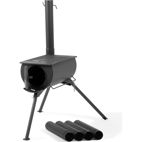 CampFeuer Zeltofen | 58 x 86 x 240 cm | Zeltheizung Camping, Zelt Ofen Outdoor