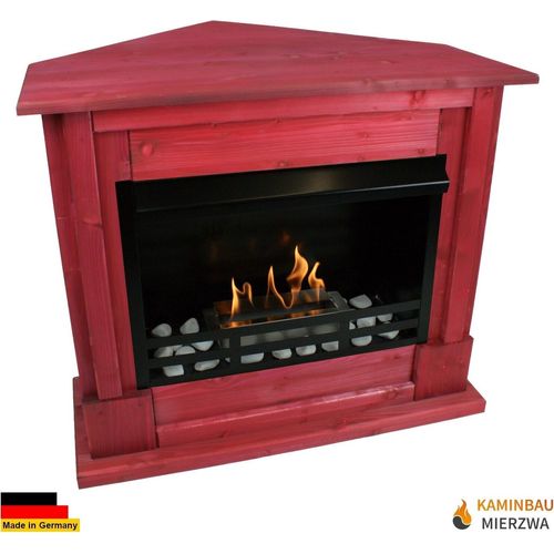 Gelkamin Ethanolkamin Kaminofen Eckkamin Rafael Deluxe - Rot
