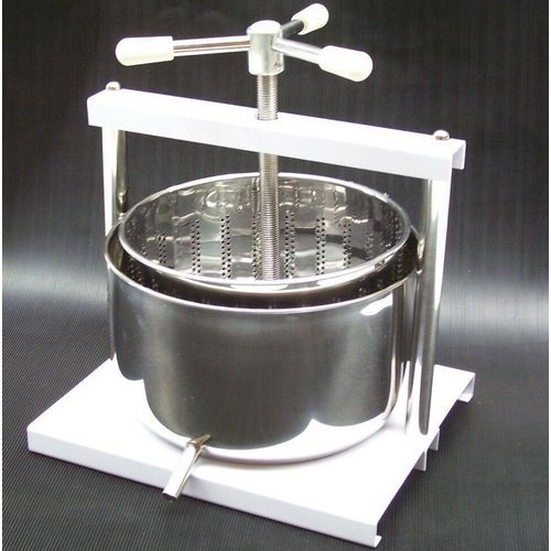 EDELSTAHL VA Beerenpresse Saftpresse 55318 Weinpresse 12L Apfelpresse Obstpresse