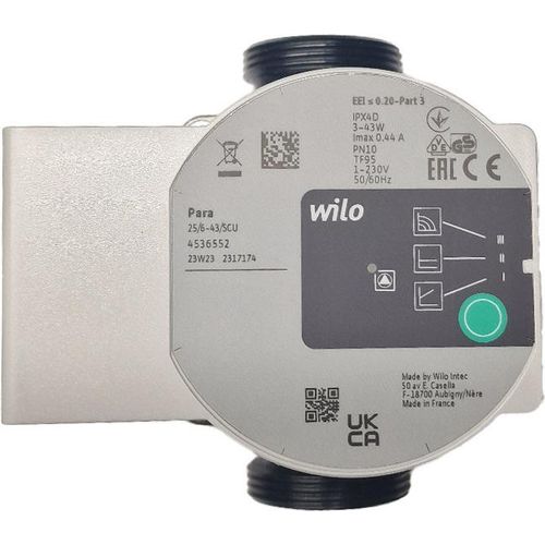 Wilo Para RS25/6-43/SCU BL130 Hocheffizienz Heizungspumpe