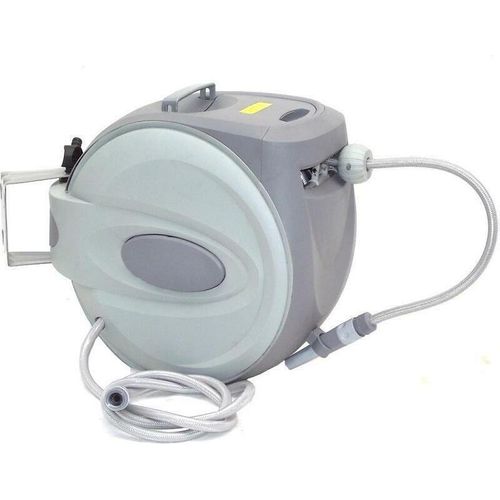 automatischer Schlauchaufroller 30m Wasserschlauch 05027 Schlauchtrommel Garten