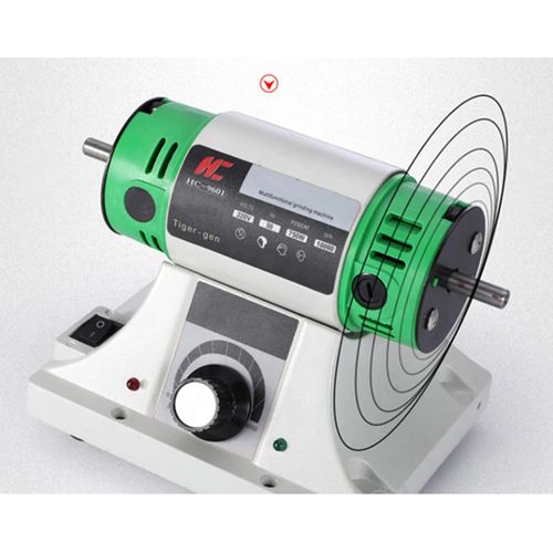 Elektrische Poliermaschine Pufferschleifmaschine Motor Polierschleifmaschine Tischmühle Jadeschnitzmaschine Kleine Schneidemaschine